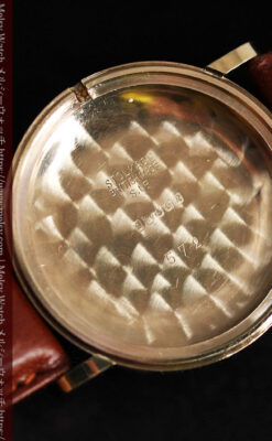 ベンソンの昭和レトロな金無垢アンティーク腕時計 【1967年頃】-W1483-15