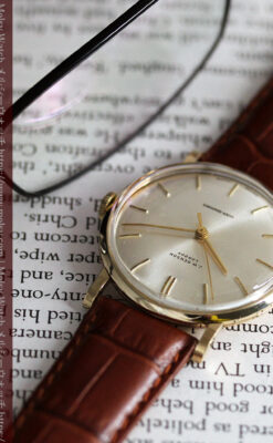 ベンソンの昭和レトロな金無垢アンティーク腕時計 【1967年頃】-W1483-5