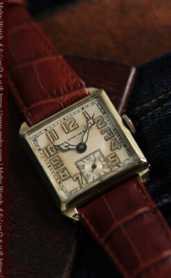 上質な枯れ具合を見せるロンジンの非常に味のあるアンティーク腕時計 【1926年製】-W1485-1