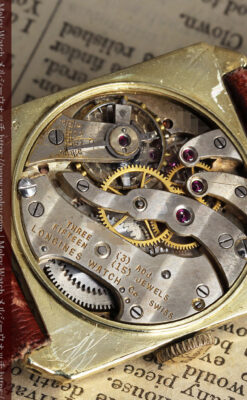 上質な枯れ具合を見せるロンジンの非常に味のあるアンティーク腕時計 【1926年製】-W1485-18