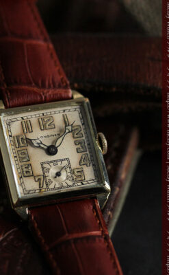 上質な枯れ具合を見せるロンジンの非常に味のあるアンティーク腕時計 【1926年製】-W1485-2