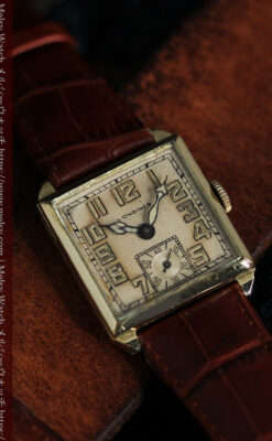 上質な枯れ具合を見せるロンジンの非常に味のあるアンティーク腕時計 【1926年製】-W1485-3