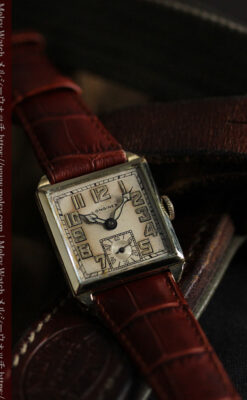 上質な枯れ具合を見せるロンジンの非常に味のあるアンティーク腕時計 【1926年製】-W1485-7