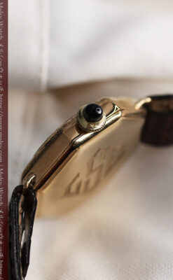 美しき古典 華あるグリュエンの女性用アンティーク腕時計 【1920年頃】-W1494-14