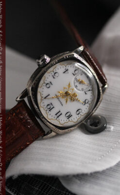 ウォルサムのアンティーク腕時計 十字が輝く金彩装飾 【1906年製】-W1500-11