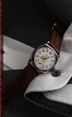 ウォルサムのアンティーク腕時計 十字が輝く金彩装飾 【1906年製】-W1500-12