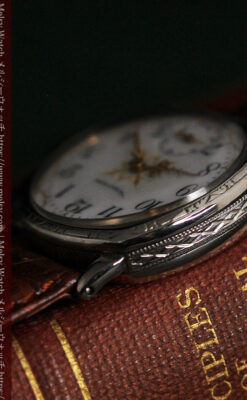 ウォルサムのアンティーク腕時計 十字が輝く金彩装飾 【1906年製】-W1500-17