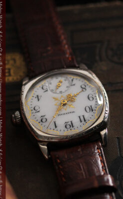 ウォルサムのアンティーク腕時計 十字が輝く金彩装飾 【1906年製】-W1500-5