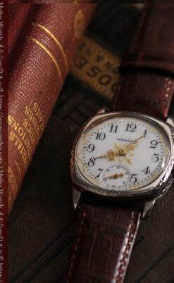 ウォルサムのアンティーク腕時計 十字が輝く金彩装飾 【1906年製】-W1500-6