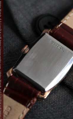 グリュエン ラッピング装飾されたようなローズ色の腕時計-W1502-13