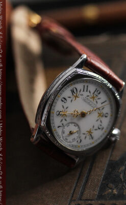 ウォルサムのアンティーク腕時計 並び輝く三日月 【1900年製】-W1503-11