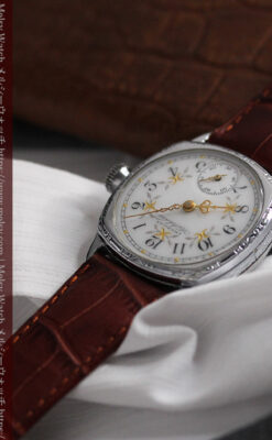 ウォルサムのアンティーク腕時計 並び輝く三日月 【1900年製】-W1503-4