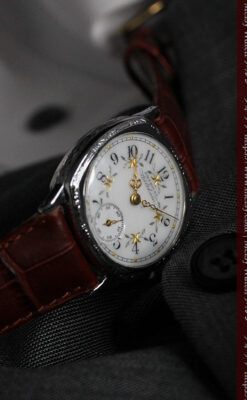 ウォルサムのアンティーク腕時計 並び輝く三日月 【1900年製】-W1503-5