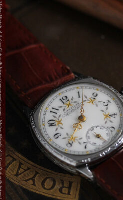 ウォルサムのアンティーク腕時計 並び輝く三日月 【1900年製】-W1503-8