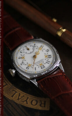 ウォルサムのアンティーク腕時計 並び輝く三日月 【1900年製】-W1503-9