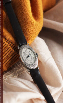 細工の綺麗なウォルサムの婦人物アンティーク腕時計 【1931年製】-W1504-10