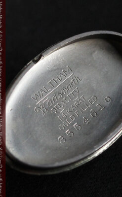 細工の綺麗なウォルサムの婦人物アンティーク腕時計 【1931年製】-W1504-14