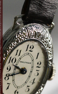 細工の綺麗なウォルサムの婦人物アンティーク腕時計 【1931年製】-W1504-16