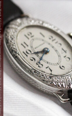 細工の綺麗なウォルサムの婦人物アンティーク腕時計 【1931年製】-W1504-4