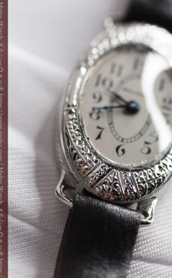 細工の綺麗なウォルサムの婦人物アンティーク腕時計 【1931年製】-W1504-6