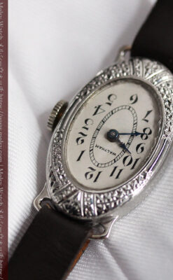 細工の綺麗なウォルサムの婦人物アンティーク腕時計 【1931年製】-W1504-7