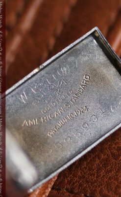 ブローバ 文字盤とケース装飾の綺麗な女性用アンティーク腕時計 【1927年製】ケース付き-W1509-15