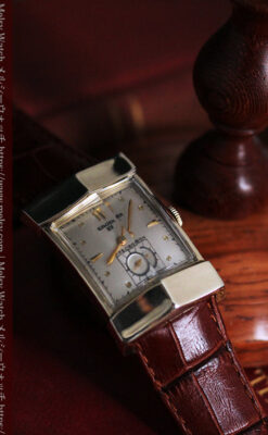 グリュエンの騎士の兜を彷彿とさせるアンティーク腕時計【1951年頃】-W1510-14