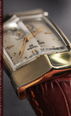 グリュエンの騎士の兜を彷彿とさせるアンティーク腕時計【1951年頃】-W1510-8