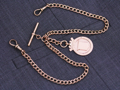 2又になったダブルアルバートチェーン