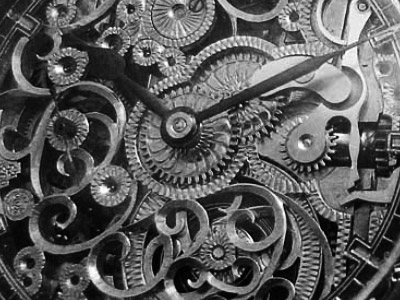 改造時計の特徴的な文字盤