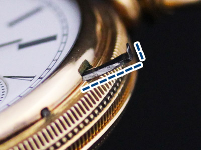 レバーを引き出した状態