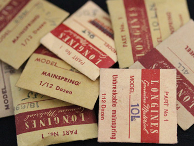 メーカー製の専用ぜんまい