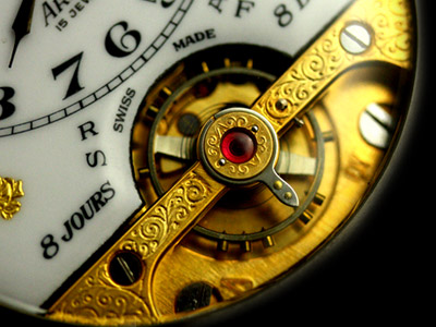 8日巻き時計