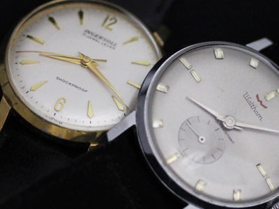 レトロ年代の腕時計