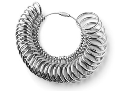 指輪のサイズ計測