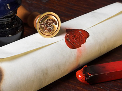 封をされた書類