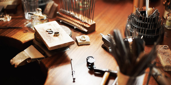 ジュエリー加工の道具類